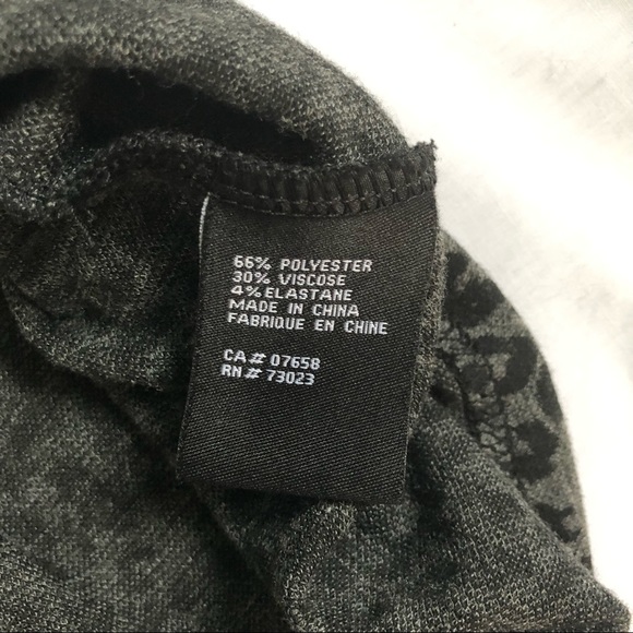 QED London fit and flare leopard print knit dress size small comfy and stretch - Picture 9 of 16